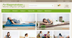 Desktop Screenshot of klappmatratzen.org