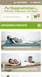 Mobile Screenshot of klappmatratzen.org